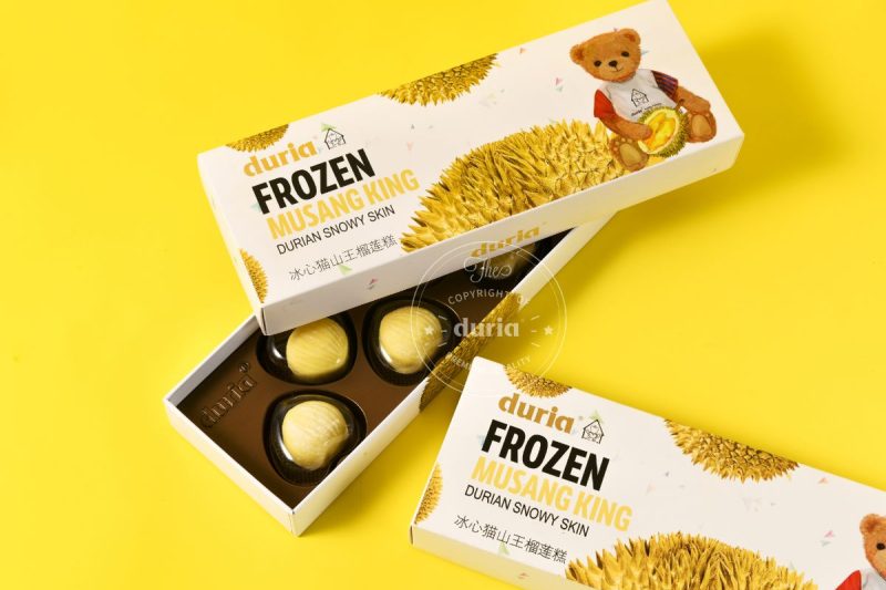 Frozen Musang King Snowy Cake