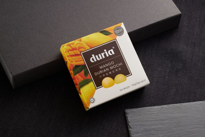 Mango Durian Mochi Front Box